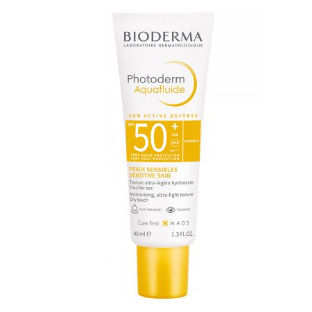 ضد آفتاب بی رنگ بایودرما فتودرم آکوافلویید Bioderma Photoderm Aquafluide SPF50 Sensitive Skin