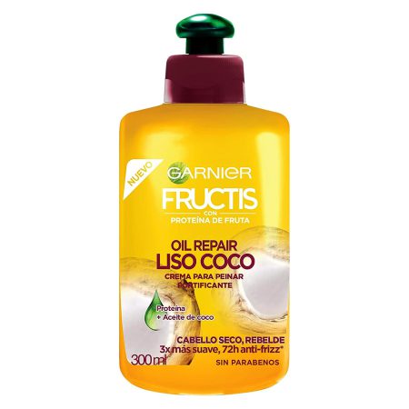کرم مو صاف کننده ترمیم کننده و ضد وز گارنیر گارنیه Garnier Fructis Liso Coco 300ml