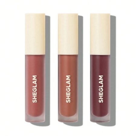 ست رژ لب مایع مات شیگلم مدل Sheglam Matte Allure Mini Liquid Lipstick Set Feel Real