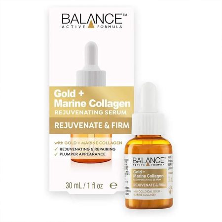 سرم جوانساز و لیفتینگ گلد کلاژن بالانس Balance Active Formula Gold­ Collagen Rejuvenating serum 30ml