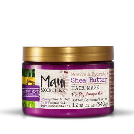 ماسک مو تقویت کننده و آبرسان قوی شی باتر مائوئی-مائویی Maui Moisture Heal & Hydrate + Shea Butter Hair Mask 340gr