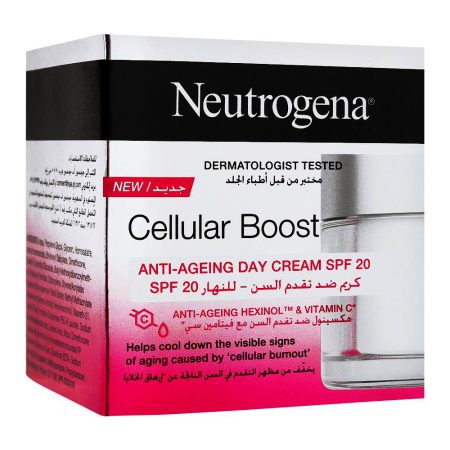 کرم روز ضد چروک و ضد پیری نیتروژنا نوتروژینا فرانسه Neutrogena Cellular Boost Anti-Aging Day Cream 50ml
