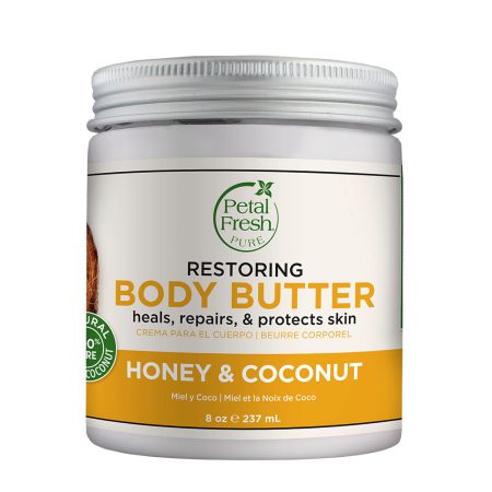 کره بدن عسل و نارگیل پتال فرش Petal Fresh Honey and Coconut Restoring Body Butter 237ml