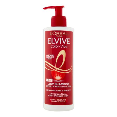 شامپو بدون سولفات لورال مخصوص موهای رنگ شده L'oreal Loreal Elseve Color Vive Shampoo Sulfate free 400ml