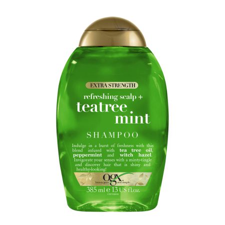 شامپو شاداب کننده درخت چای و نعناع او جی ایکس Ogx Extra Strength Refreshing Scalp Teatree Mint Shampoo