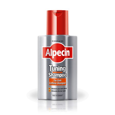شامپو ضد ریزش و تیره کننده مو آلپسین تیونینگ Alpecin Tuning Shampoo The Dark Caffeine Shampoo 200ml