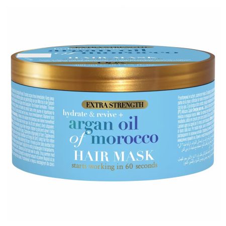 ماسک مو آبرسان و ترمیم کننده روغن آرگان مراکشی او جی ایکس Ogx Extra Strength Hydrate and Repair Argan Oil of Morocco Hair Mask 168g