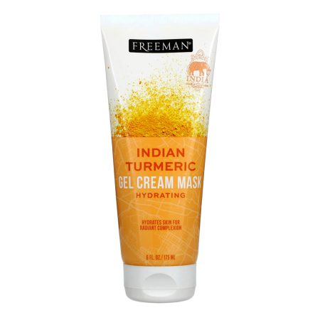 ماسک ژل کرم آبرسان صورت زردچوبه هندی فریمن Freeman Hydrating Indian Turmeric Gel Cream Mask