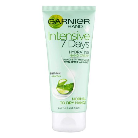 کرم آبرسان دست آلوئه ورای گارنیه گارنیر Garnier Intensive 7 Days Hydrating Hand Cream with Aloe Vera