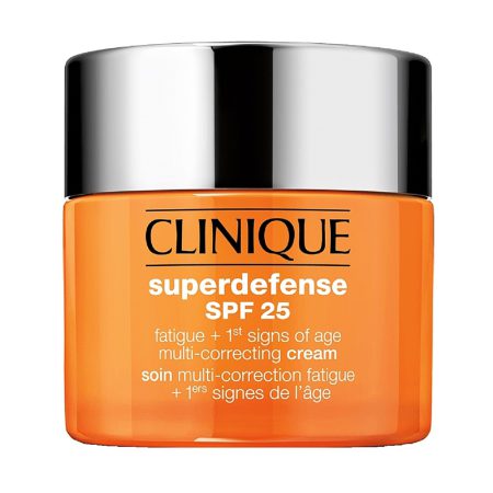 کرم ضدپیری و خستگی پوست کلینیک سوپر دیفنس Clinique Superdefense SPF25 Fatigue Plus 1st Signs of Age Multi Correcting Cream 30ml