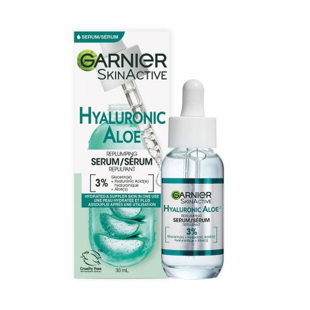 سوپر سرم آبرسان و احیا کننده هیالورونیک اسید و آلوئه ورا گارنیر Garnier Hyaluronic Aloe Serum 30ml