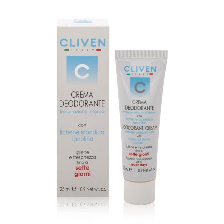 کرم دئودورانت 7 روزه کلیون ضد تعریق شدید Cliven 7 day deodorant cream for heavy sweating 25ml
