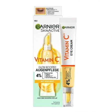 کرم دور چشم روشن کننده ویتامین سی گارنیر Garnier Skin Active Vitamin C Glow Boosting Eye Cream 15ml