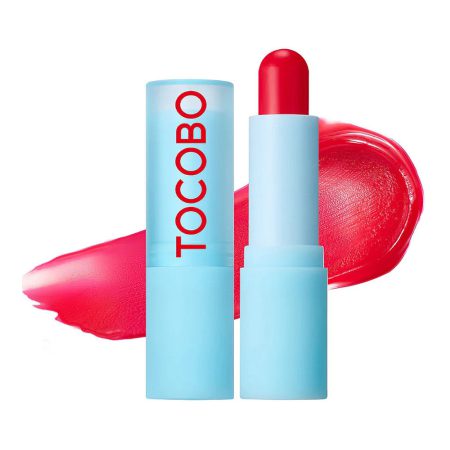 بالم لب رنگی شیشه ای توکوبو Tocobo Glass Tinted lip Balm 011 Flush Cherry