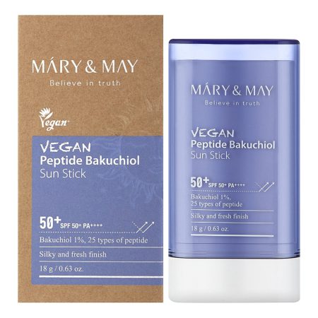 ضد آفتاب استیکی پپتاید و باکچیول مری اند می Mary & May Vegan Peptide Bakuchiol Sun Stick