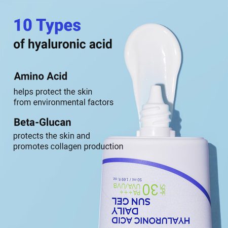 ژل کرم ضد آفتاب هیالورونیک اسید و تسکین دهنده ایزنتری Isntree Hyaluronic Acid Daily Sun Gel