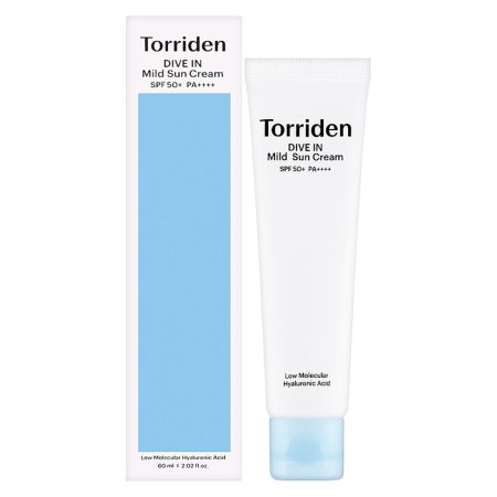 کرم ضد آفتاب فیزیکی مرطوب کننده و آبرسان توریدن Torriden Dive in Mild Sun Cream SPF50+ 60ml