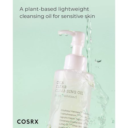 روغن پاک کننده سیکا کوزارکس COSRX Pure Fit Cica Clear Cleansing Oil 200ml