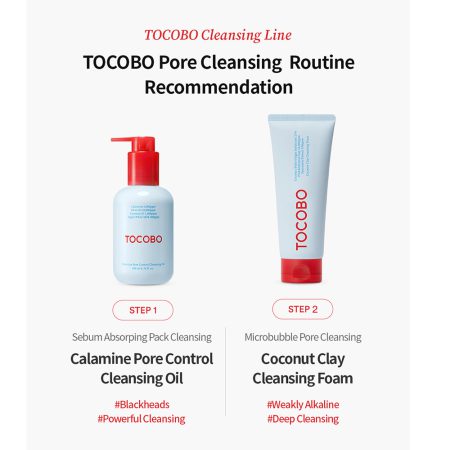روغن پاک کننده و کنترل منافذ توکوبو TOCOBO Calamine Pore Control Cleansing Oil