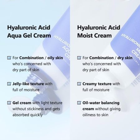 ژل کرم هیالورونیک اسید آکوا ایزنتری ISNTREE Hyaluronic Acid Aqua Gel Cream 100ml